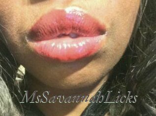 MsSavannahLicks